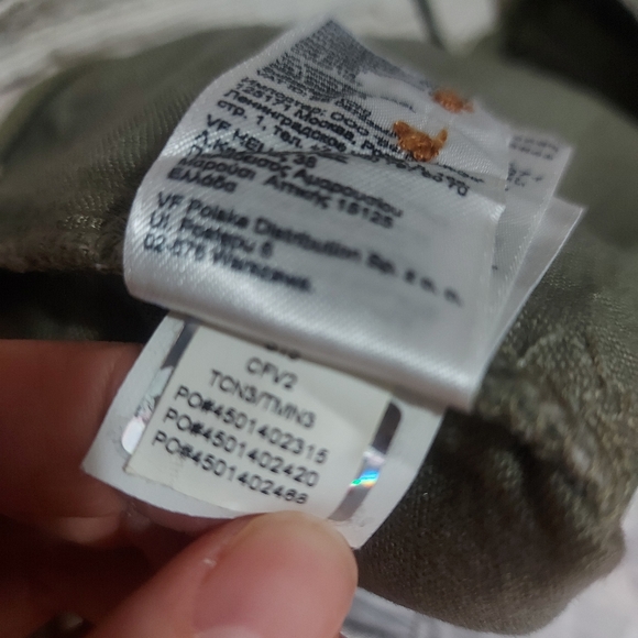 The North Face khaki, linen blend, wide leg pants with drawstring waist - Picture 10 of 10